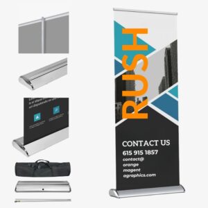 Retractable Banner stand (same day-store pick up)
